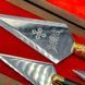 Набор копий с деревянными черными рукоятками и ПОЗОЛОЧЕННОЙ фурнитурой 3065 фото 3
