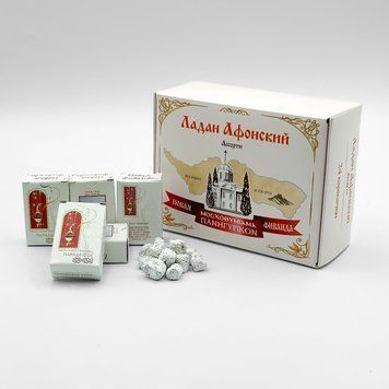 Ладан Афонський Едемський Асорті 24 коробочки по 10 грам | Пустинь Нова Фіваїда Пантелеймонівського монастиря 422633913435 фото